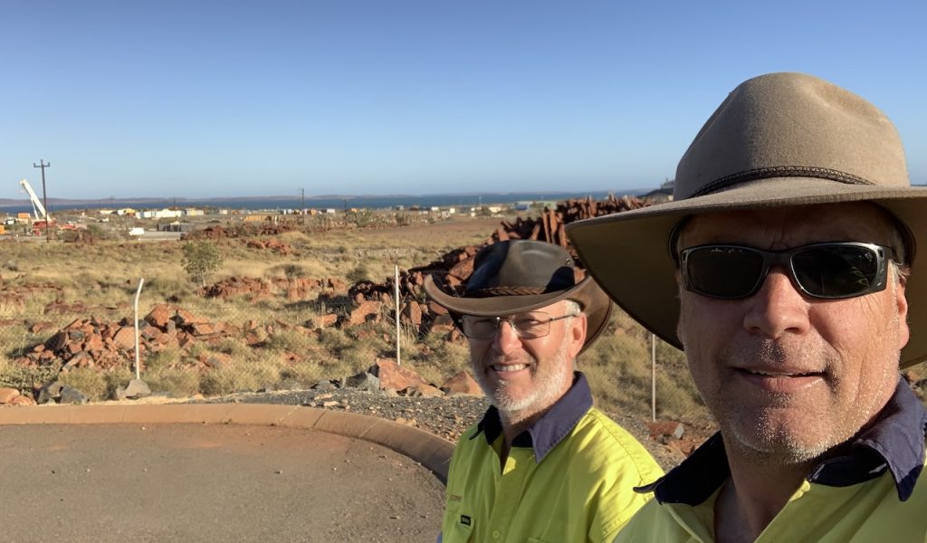 Martin and Stephen at Dampier