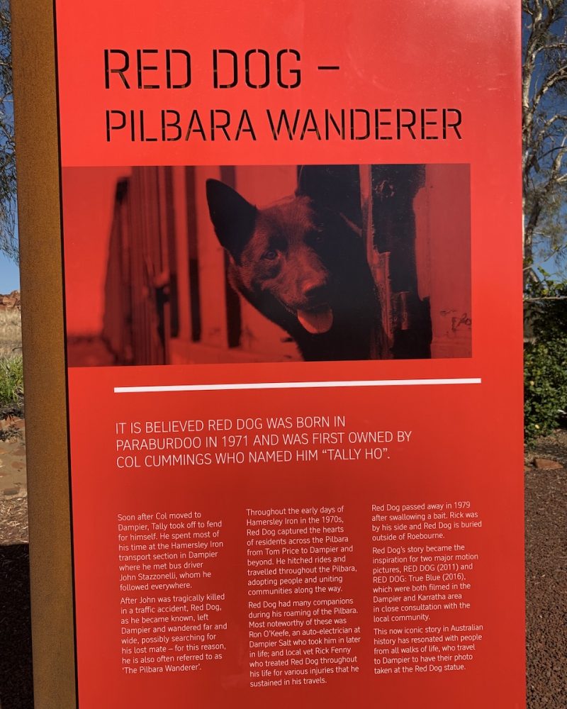 Red Dog Sign - Dampier, Western Australia